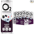 O2 Blackberry Currant Post Workout Recovery Drink - Powerful Electrolyte Drink for Daily Hydration