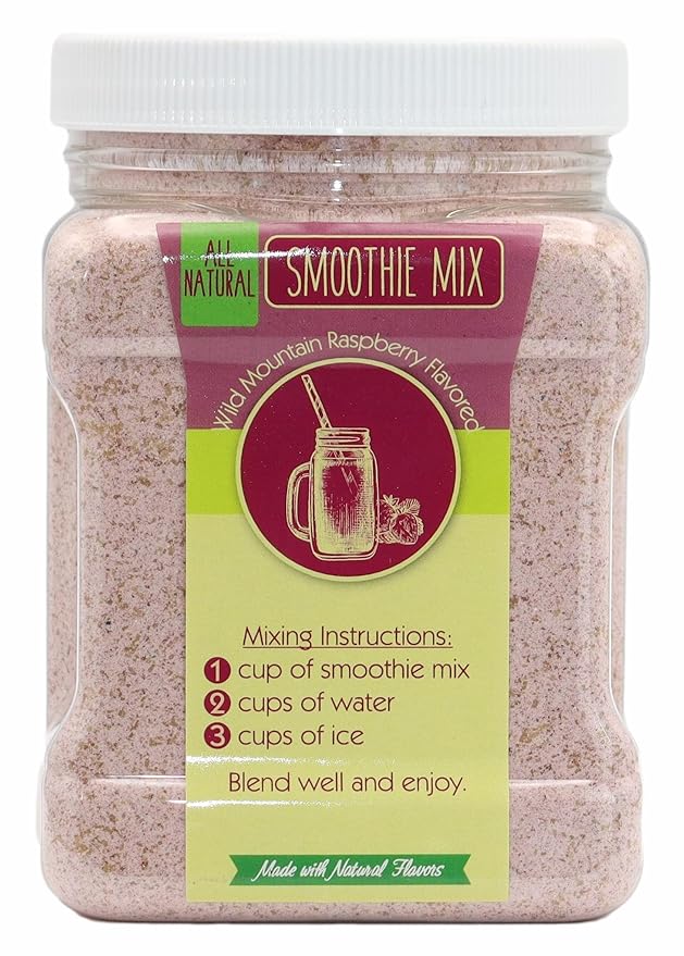 Wild Raspberry Smoothie Mix - 1.5 Lb Container (24 Oz)