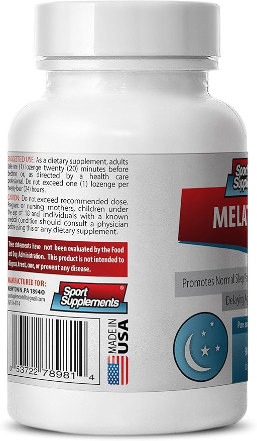 Melatonin Extended Release 3mg - Melatonin 3mg - Promotes Quality Sleep (2 Bottles - 180 Lozenges)