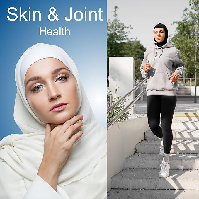 Halal Collagen Peptides Powder 1 lb Non-GMO Keto Friendly 18g Protein Skin Hair Nail and Joint Support 20 Grams of Collagen Per Serving 16oz