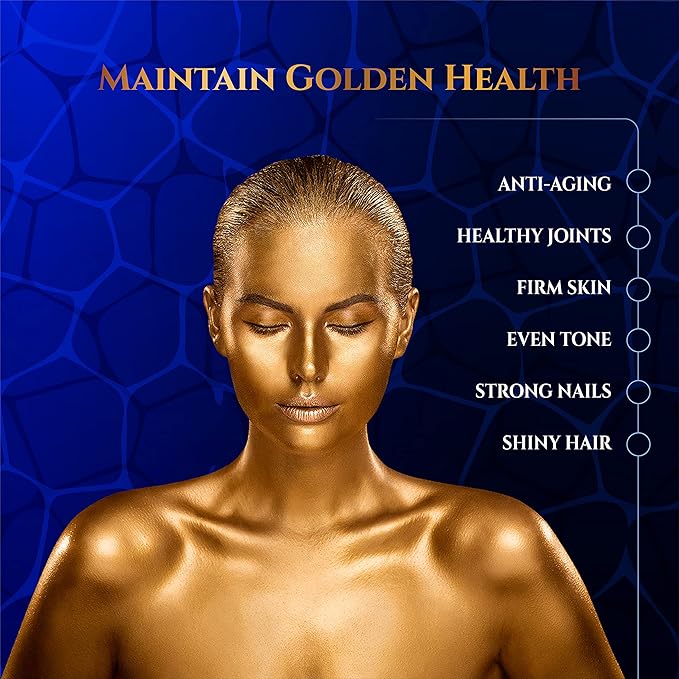Marine Collagen Peptides Capsules with Hyaluronic Acid Coenzyme Q10 Vitamin C - Preserve Beauty and Youth - Promote Firm Skin Strong Nails&ampHair Healthy Joints 90 Capsules 1 Month Supply