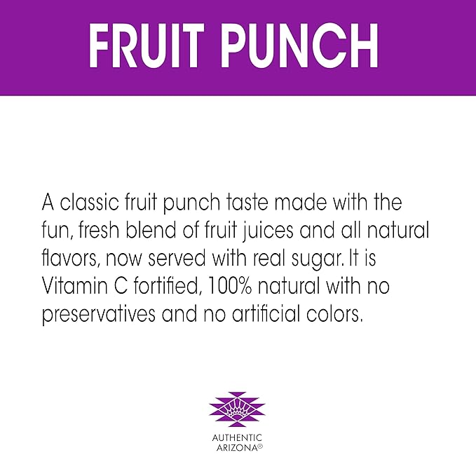 AriZona Fruit Punch 16.9 Fl Oz (Pack Of 20)
