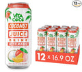 Vita Coco Coconut Juice Mango | Bold Tropical Taste | Natural Electrolytes | Sweet Refreshing Hydration | 16.9 oz can (Pack of 12)