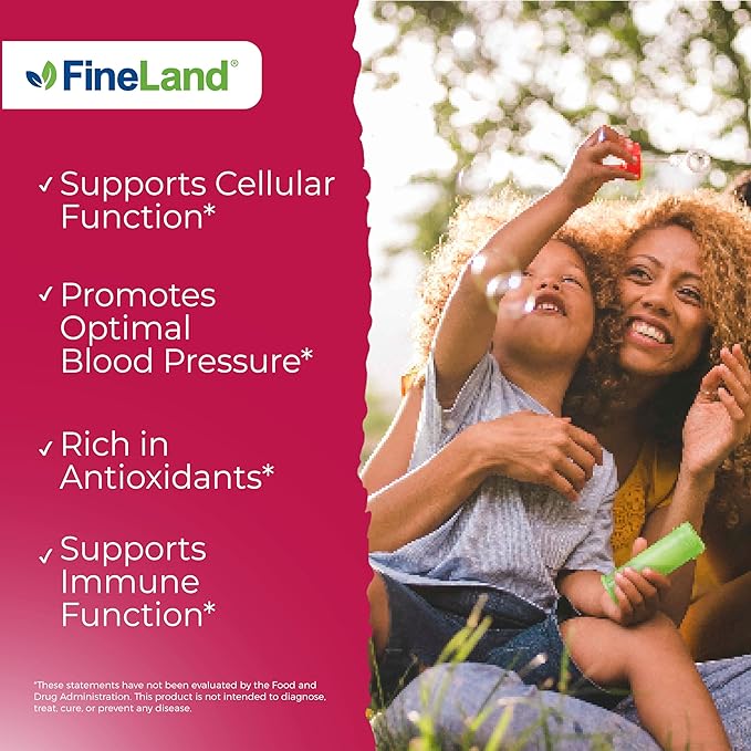 FineLand Pomegranate Extract 20:1 40% Ellagic Acid Standardized Antioxidant Supplement for Cellular &amp DNA Health 120 Veg Capsules 4-Month Supply