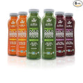 ALLWELLO Organic Cold Pressed Juice Drinks with Real Fruits and Vegetables Gluten Free Non-GMO Healthy Juices No Preservatives No Sugar Added 6 PK Variety Pack (2 Berry Delight 2 Tropical Escape 2