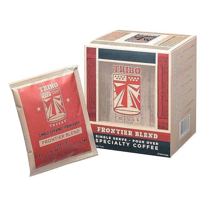 Tribo Coffee Single-Serve Portable Pour Over Drip Coffee | The Blends Masterclass Bundle |10-servings each (30 total servings)