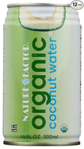 Nature Factor Organic Coconut Water 10 oz. (Pack of 12)
