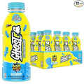 GHOST Hydration Drink Sour Patch Kids Blue Raspberry - RTD Sports Drinks with Electrolytes for Hydration - Beverage for Athletes - Zero Caffeine &amp Zero Sugars - 16.9 Fl Oz 12 Pack