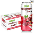 AZRA 100% Pomegranate Juice – 500ml Cans Healthy Drinks Variety Pack – Sugar Free Juice Pure Pomegranate Extract Beverages – Zero Sugar Drinks for Kids and Adults – 100% Juice 12 Pack