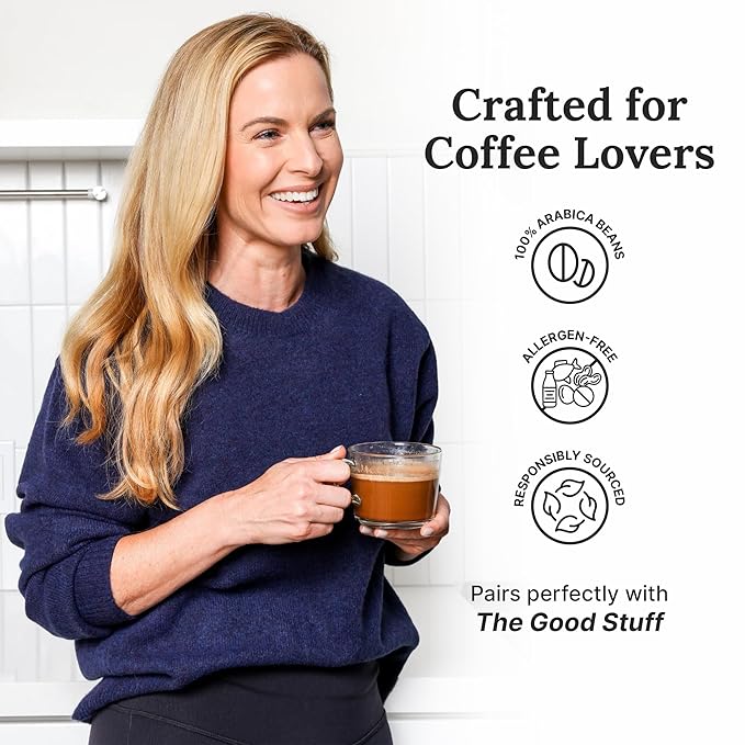 For Wellness Arabica Ground Coffee (12 oz Medium Roast) – Pair With The Good Stuff to Supercharge Your Coffee