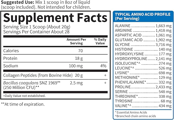 Garden of Life Grass Fed Collagen Peptides Powder Unflavored Collagen Powder for Women Men Hair Skin Nails Joints Hydrolyzed Collagen Protein Supplements Collagen for Women &amp Men 28 Servings