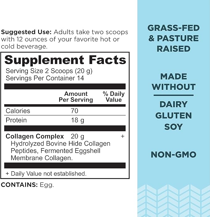 Ancient Nutrition Collagen Peptides Powder Unflavored 14 Servings + Multi Colalgen Protein Powder Unflavored 45 Servings
