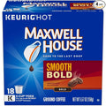 Maxwell House Smooth Bold Dark Roast K-Cup Coffee Pods (72 Pods 4 Packs of 18)
