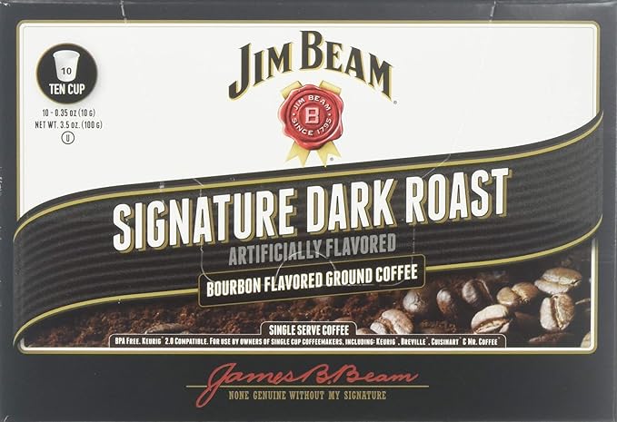 Jim Beam Signature Dark Roast 10 Count (Pack of 4)