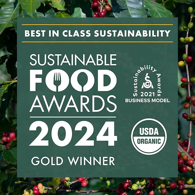Pachamama Organic Coffee - Medium Roast Whole Bean Coffee Bundle - 2x10 oz bags - Peru + Guatemala - Farmer Owned &amp Regenerative