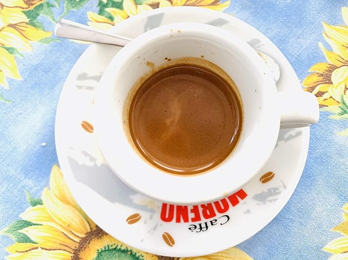 Super Bar roast CAFFE MORENO USA Premium Roast Espresso coffee whole beans 2.2 pounds - 1 Kg. Made in Italy Il Vero Espresso Napoletano.