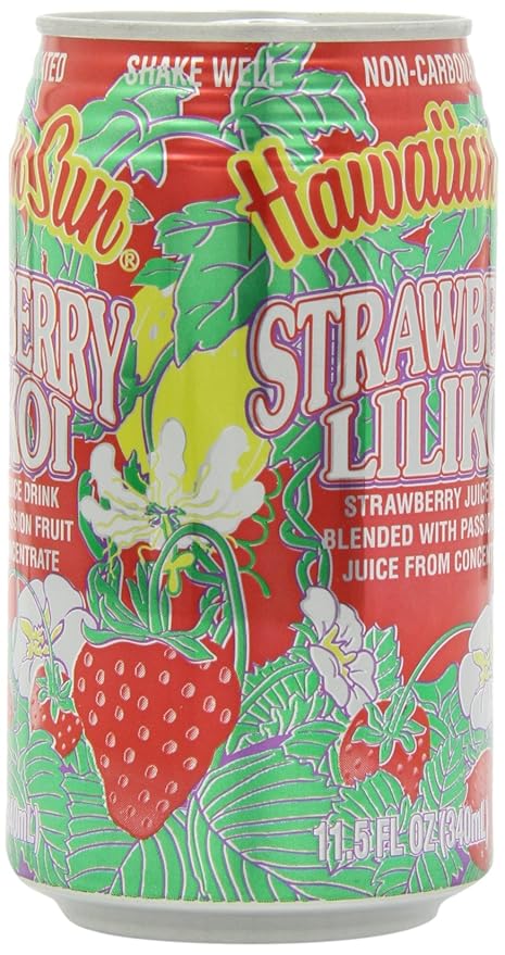 Hawaiian Sun Lilikoi Strawberry 11.5-Ounce (Pack of 24)