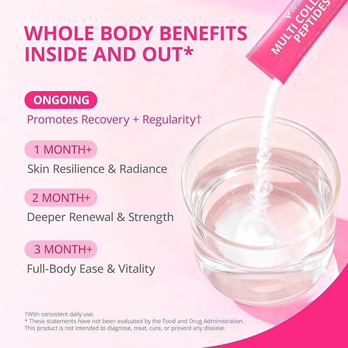 Collagen Powder for Women Collagen Peptides Powder with Probiotics Prebiotic Collagen Protein for Skin Hair Bone &amp Joint | 16-in-1 Sugar-Free Formula Unflavored