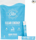 Curly's Clean Energy Caffeine &amp Electrolyte Sticks - Energize Your Favorite Drink - Keto Paleo &amp Whole 30 Friendly - All Natural - No Sugar No Calories Non-GMO - 30 Flavorless Liquid Stick