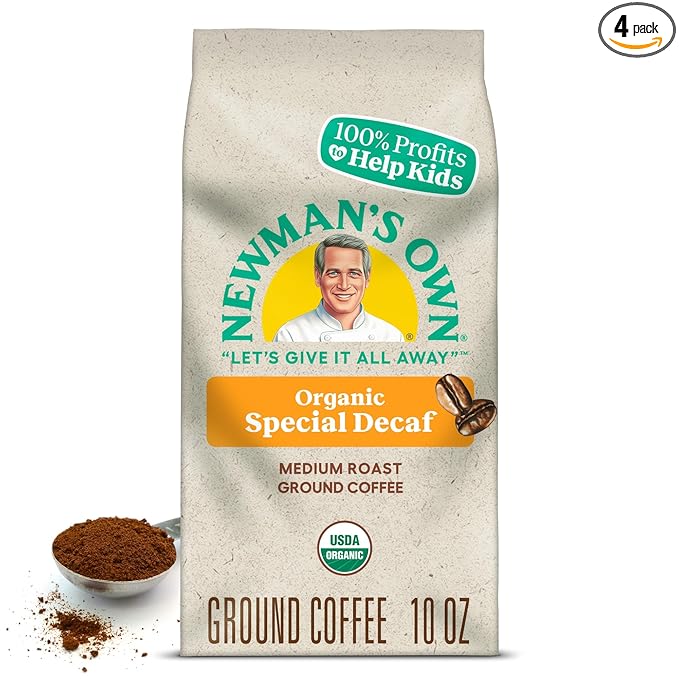 Newman's Own Organics Newman's Special Blend Ground Coffee Medium Roast Bagged 10 oz (Pack of 4)