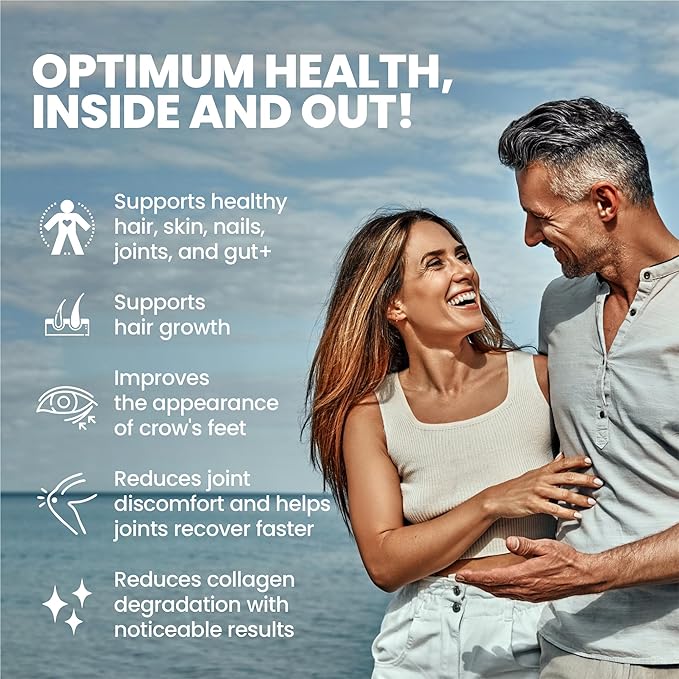 Multi Collagen Protein Peptides Supplement Capsules - 1800mg Collagen Complex Types I II III V X - Joint Support Healthy Hair Skin Nails Beauty Vitamins 100% Natural Non-GMO 270ct (3)