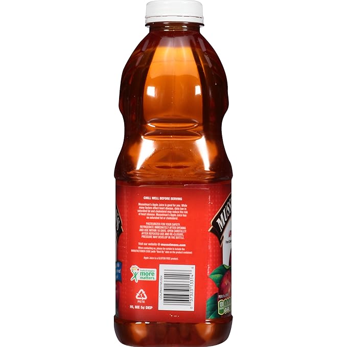 Musselman's 100% Apple Juice 64 Fluid Ounce (Pack of 8)