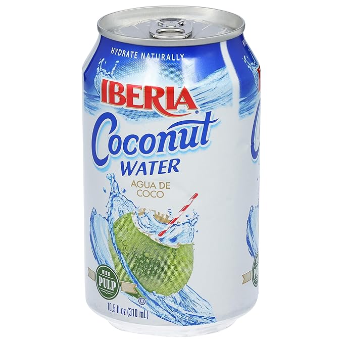 Iberia Coconut Water With Pulp 10.5 Fl Oz (Pack of 24)