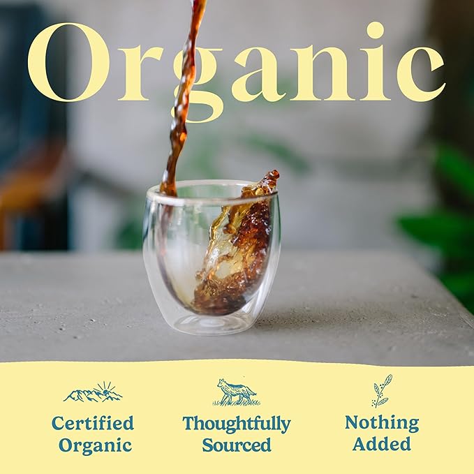TOKYO COFFEE Organic Blend Medium Dark Roast Whole Bean Coffee from Japan - 12oz Bag - Sweet and Smooth Signature Blend made with 100% Arabica Beans