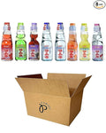 RAMUNE Japanese Soft Drink Variety 8-Pack 6.76 Fluid Ounce Each (6 Flavor (1 Each) + Original(2))