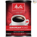 Melitta European Roast Coffee Extra Dark Roast Extra Fine Grind 10.5 Ounce can (Pack of 6)