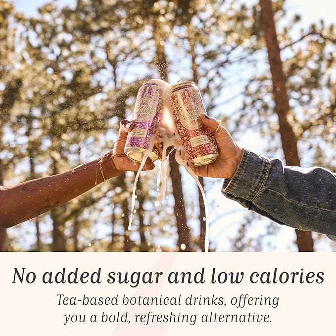 Corpse Reviver: Electrolyte Hydration Drink | Organic Non-Alcoholic 175mg Magnesium 325mg Potassium 75mg L-Theanine 20mg Zinc 20mg Sodium (Canned Flavored Sparkling Water) Berry Hibiscus 12-Pac