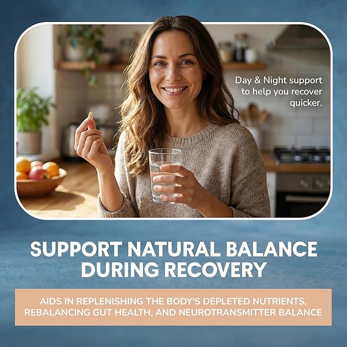 Withdrawal and Detox Support – QuitK Recovery Complex – Sleep Energy Stress Mood &amp Craving Support – Daily Supplement - Magnesium Glycinate Ashwagandha GABA L-Theanine Agmatine &amp More