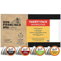 San Francisco Bay Compostable Coffee Pods - Original Variety Pack (120 Ct) K Cup Compatible including Keurig 2.0 French Breakfast Fog Organic Rainforest