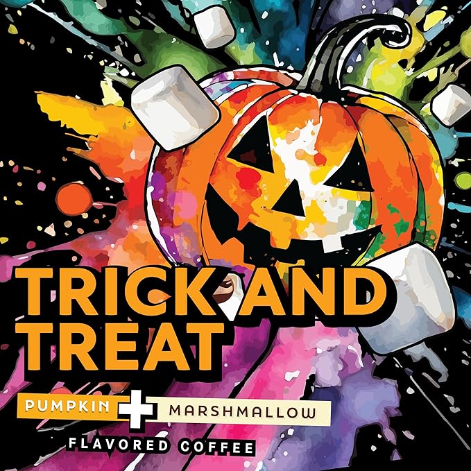 Java Factory Coffee Pods Pumpkin and Marshmallow Flavored Coffee Compatible with K Cup Brewers Including 2.0 Trick and Treat 40 Count