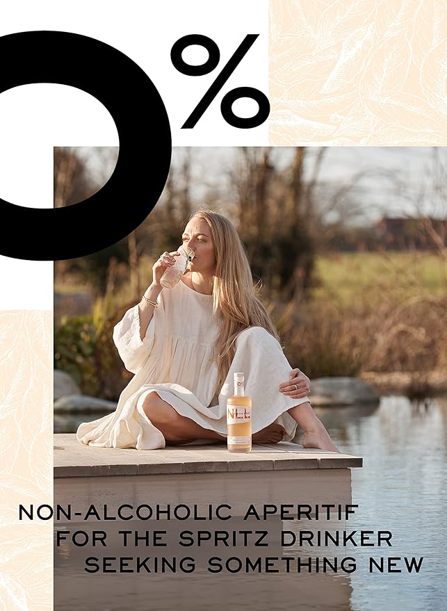 New London Light ‘Aegean Sky’ │0% Non-Alcoholic Aperitif 70cl │Bitter citrus olive and Mediterranean flavors | Made in England