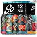 Go Brewing - 12 Mixed Pack - Non-Alcoholic Brew - Small Batch Brew - Classic Ingredients - Non Alcoholic Assorted Variety Pack - Low-Calorie NA Brew - Ideal for Any Occasion (12 oz 12 Pack)