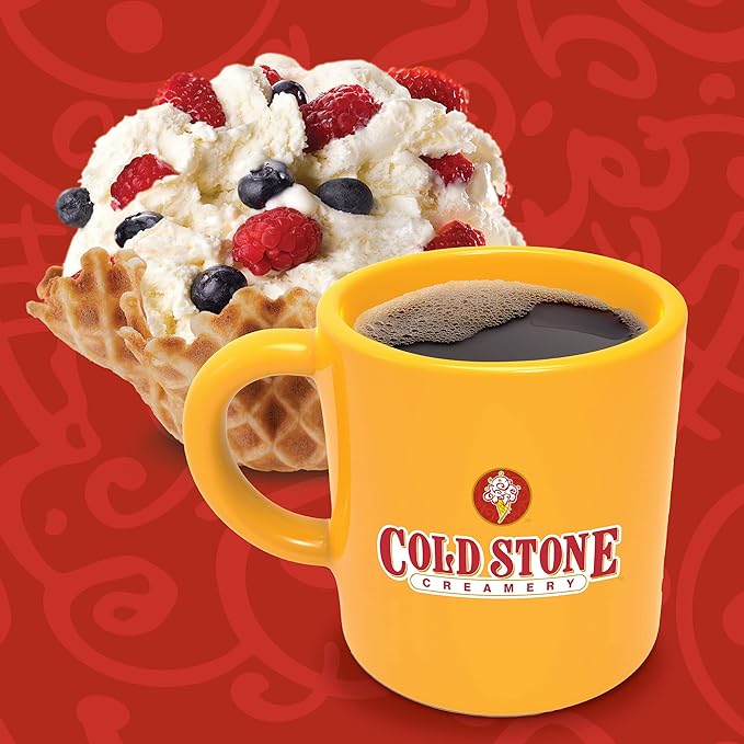 Cold Stone Creamery Beverages Berry Berry Berry Good Ice Cream Flavored Coffee Pods Compatible with Keurig K Cup Brewers 40 Count