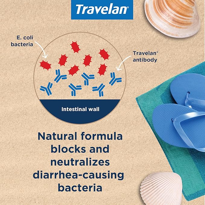 Anti Diarrhea Pills Help Prevent Traveler’s Diarrhea Before It Starts Clinically Proven Travel Essentials Drug-Free Colostrum Natural Digestive and Immune Support Supplement 60 Count