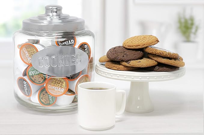Cookie Jar Salted Caramel Flavored Coffee Pods for Keurig K Cup Brewers 40 Count – Smooth Caramel Flavor with a Hint of Salt Perfect for a Sweet Coffee Indulgence
