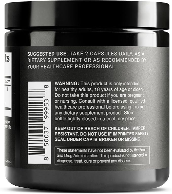 Toniiq Pomegranate Extract - Ultra High Potency 35:1 Extract with 90% Ellagic Acid - Highly Concentrated - Third-Party Lab Tested - 120 Capsules