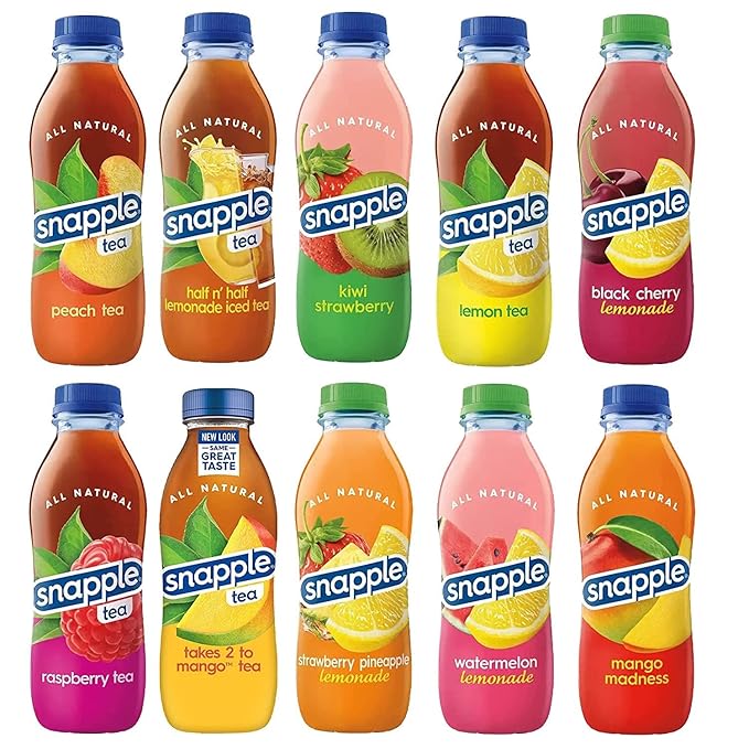 Ice Tea and Juices variety pack 16 fl oz recycled plastic bottle Pack of 17