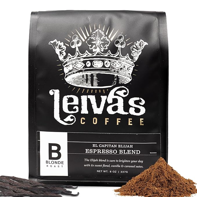 Leiva’s Espresso Ground Coffee Variety Pack 3 x 8oz – Blonde Medium &amp Dark Roast – Micro-Lot Guatemalan Beans – Low Acidity