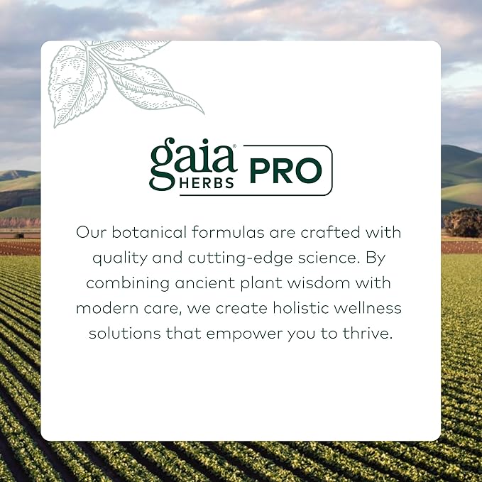 Gaia Herbs PRO Sleep Maintenance - Adrenal Health &amp Sleep Support* - Supplement with Ashwagandha Magnolia Bark &amp Jujube Date - Vegan Gluten-Free - 60 Liquid-Filled Capsules (30 Servings)