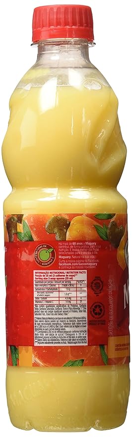 Maguary Cashew Juice Concentrate - 16.9 FL.Oz | Suco Concentrado Maguary Sabor Caju - 500ml - (PACK OF 04)