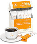 Reishi Mushroom Black Coffee by fusion foods™ | All Natural Unadulterated Reishi Mushroom Ganoderma | Robust Aroma &amp Taste - 30 counts