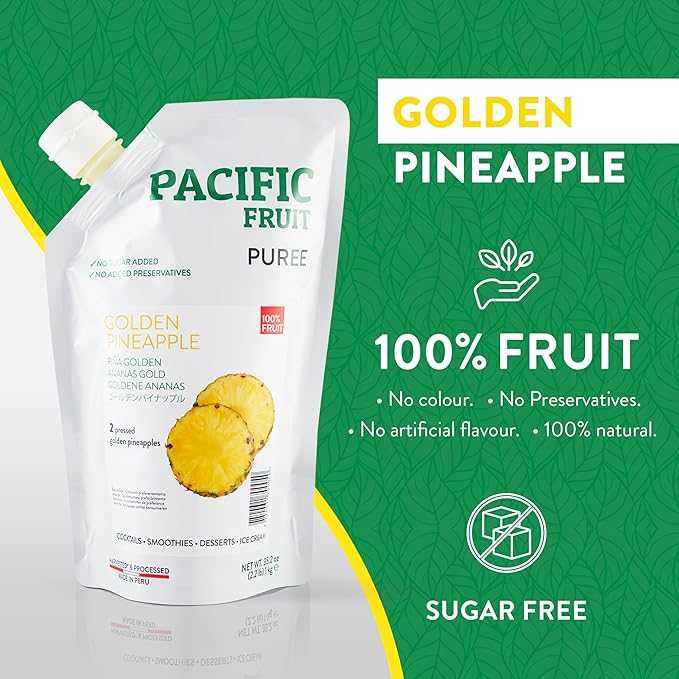 PACIFIC FRUIT – Pure Pineapple juice 100% pineapple juice no sugar added – Jugo de piña – 100% FRUIT