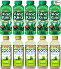OKF Aloe Vera King Original &amp Coco Natural Drink 16.9-ounce Bottles (Pack of 10)