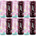 Alani Cherry Bomb &amp Cotton Candy Energy Drink Sugar Free Low Calorie Energy Drinks 12 fl oz Cans (Pack of 12)