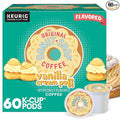 The Original Donut Shop Vanilla Cream Puff Coffee Keurig Single Serve K-Cup Pods Medium Roast Coffee 60 Count (6 Packs of 10)