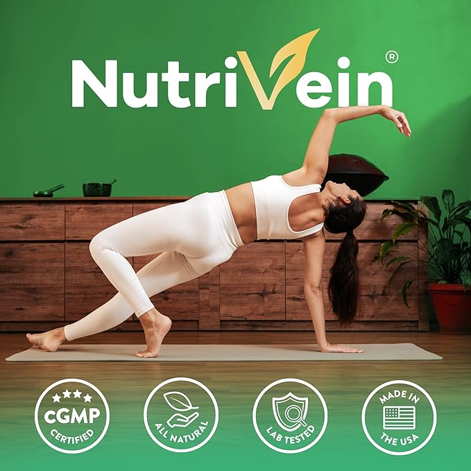 Nutrivein Premium Citrus Bergamot Supplement 1400mg 25:1 Bergamia Extract - 60 Day Supply (120 Capsules): Powerful Italian Citrus Bergamot 1400 mg+ High Concentration - Heart and Circulatory System